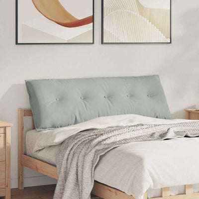 Vidaxx coussin de dossier gris clair 140 x 50 cm tissu corde