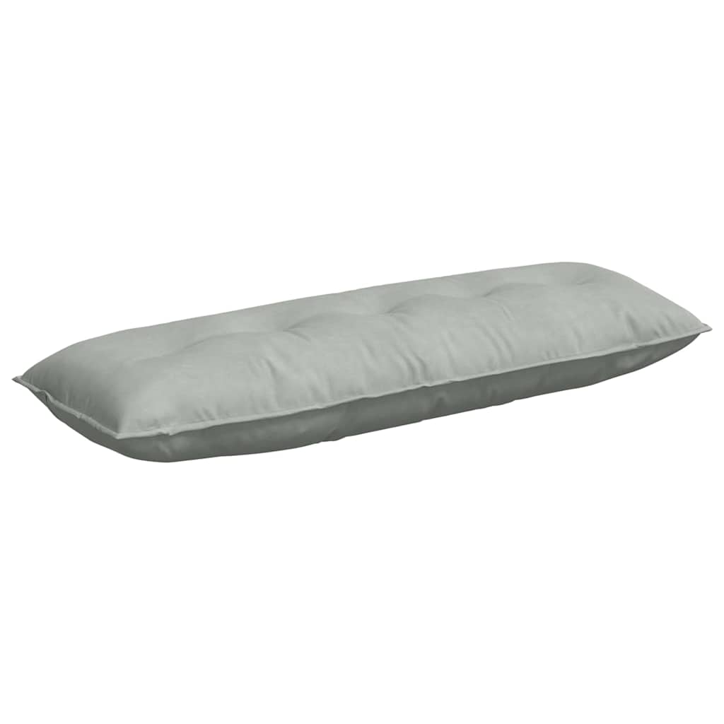 Vidaxx coussin de dossier gris clair 140 x 50 cm tissu corde