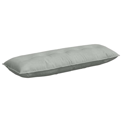 Vidaxx coussin de dossier gris clair 140 x 50 cm tissu corde