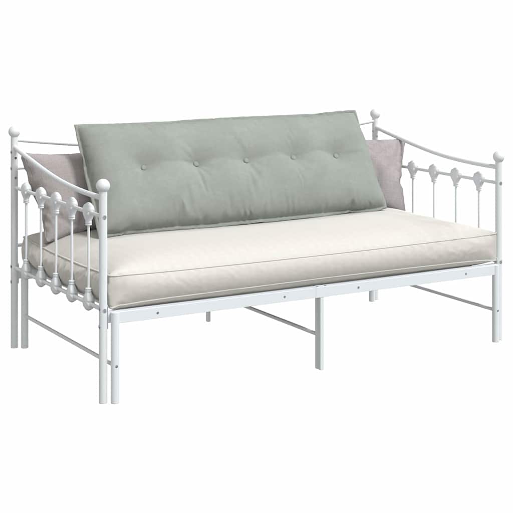Vidaxx coussin de dossier gris clair 140 x 50 cm tissu corde