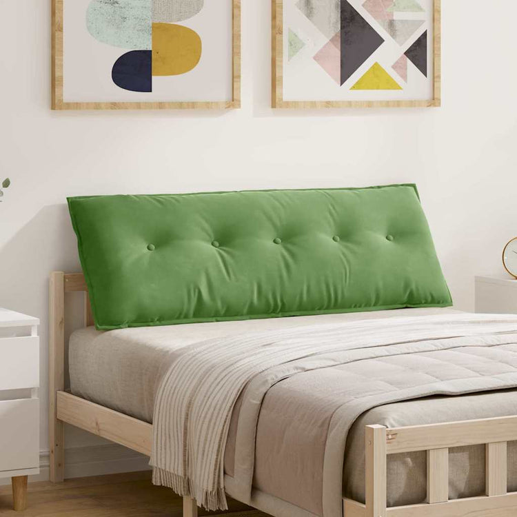 Vidaxx coussin de dossier vert clair 140 x 50 cm tissu corde