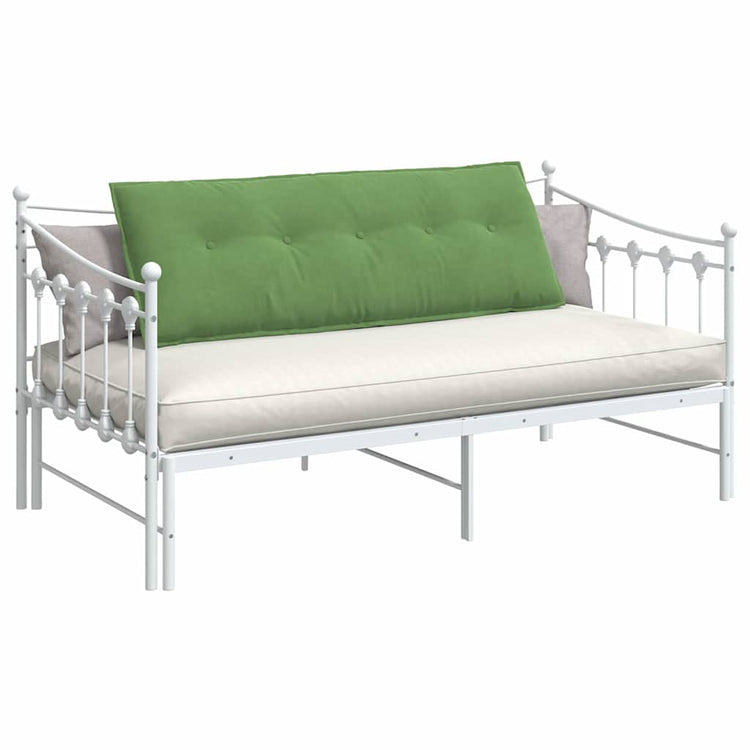 Vidaxx coussin de dossier vert clair 140 x 50 cm tissu corde