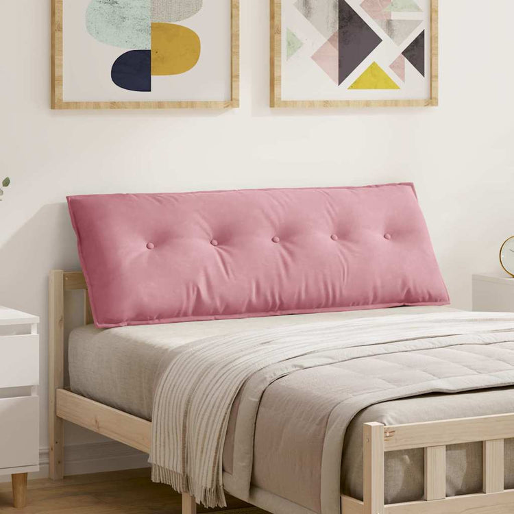 Vidaxx coussin de dossier rose 140 x 50 cm tissu corde