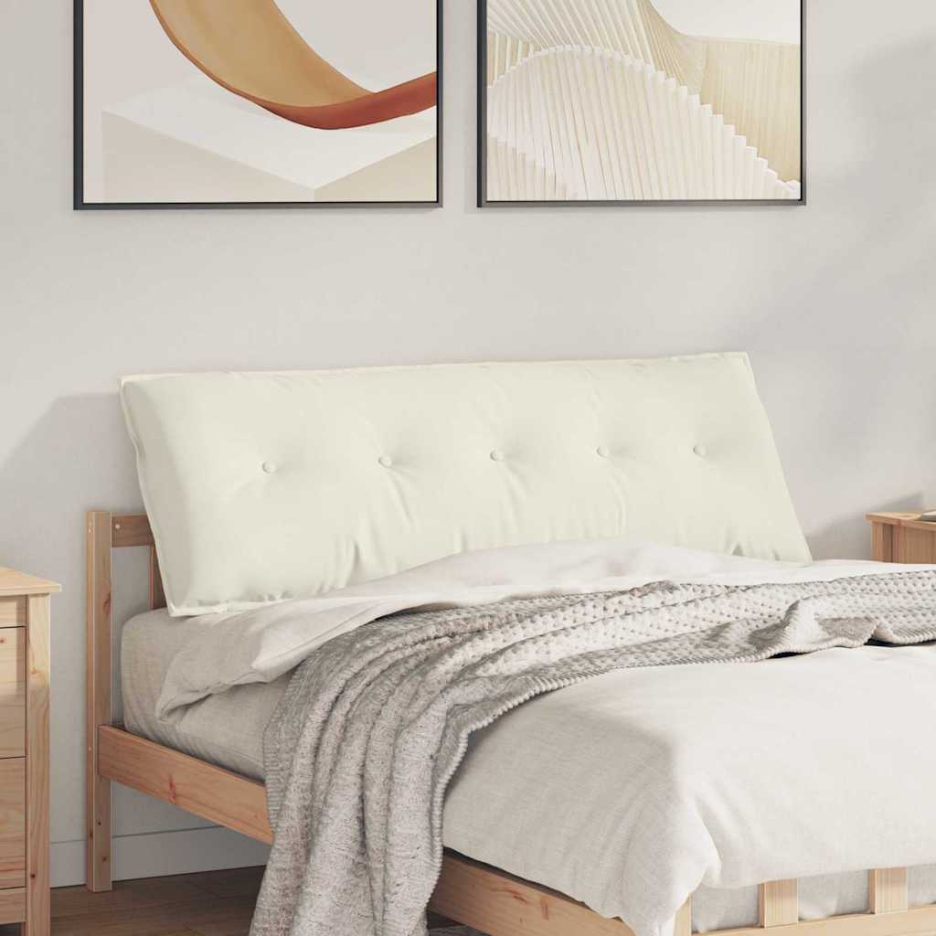 Vidaxx coussin de dossier crème 140 x 50 cm tissu corde