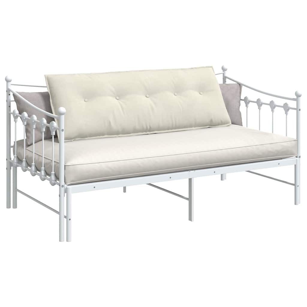 Vidaxx coussin de dossier crème 140 x 50 cm tissu corde
