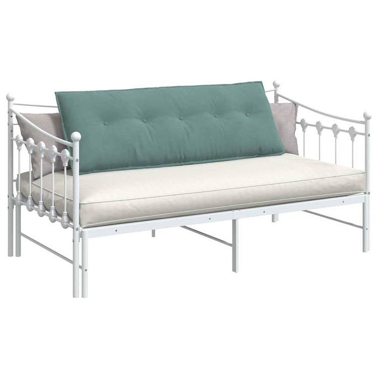 Vidaxx coussin de dossier vert d'eau 140 x 50 cm tissu corde