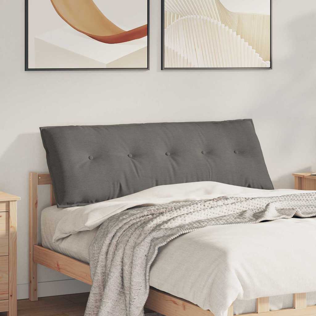 Vidaxx coussin de dossier gris clair 140 x 50 cm tissu corde