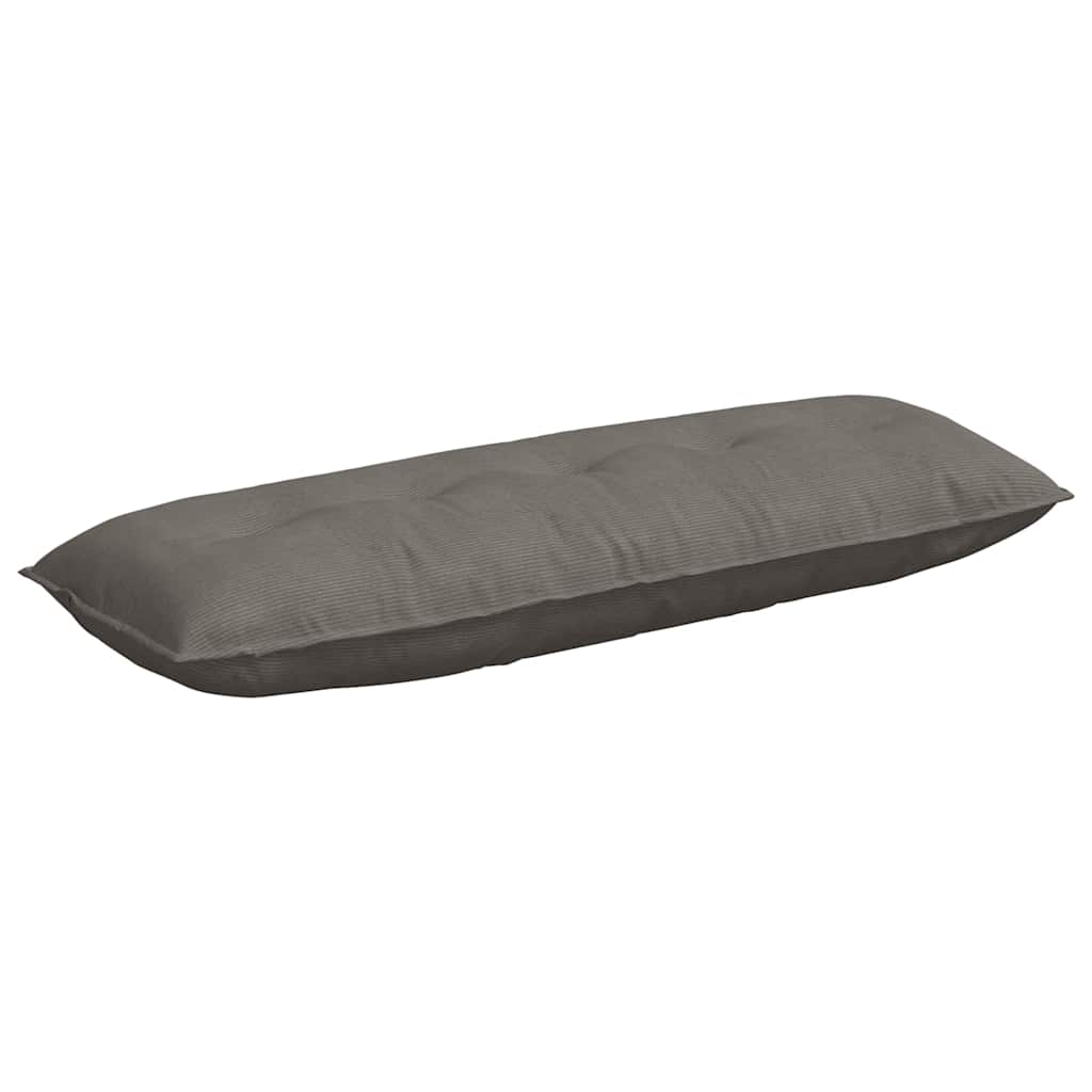 Vidaxx coussin de dossier gris clair 140 x 50 cm tissu corde