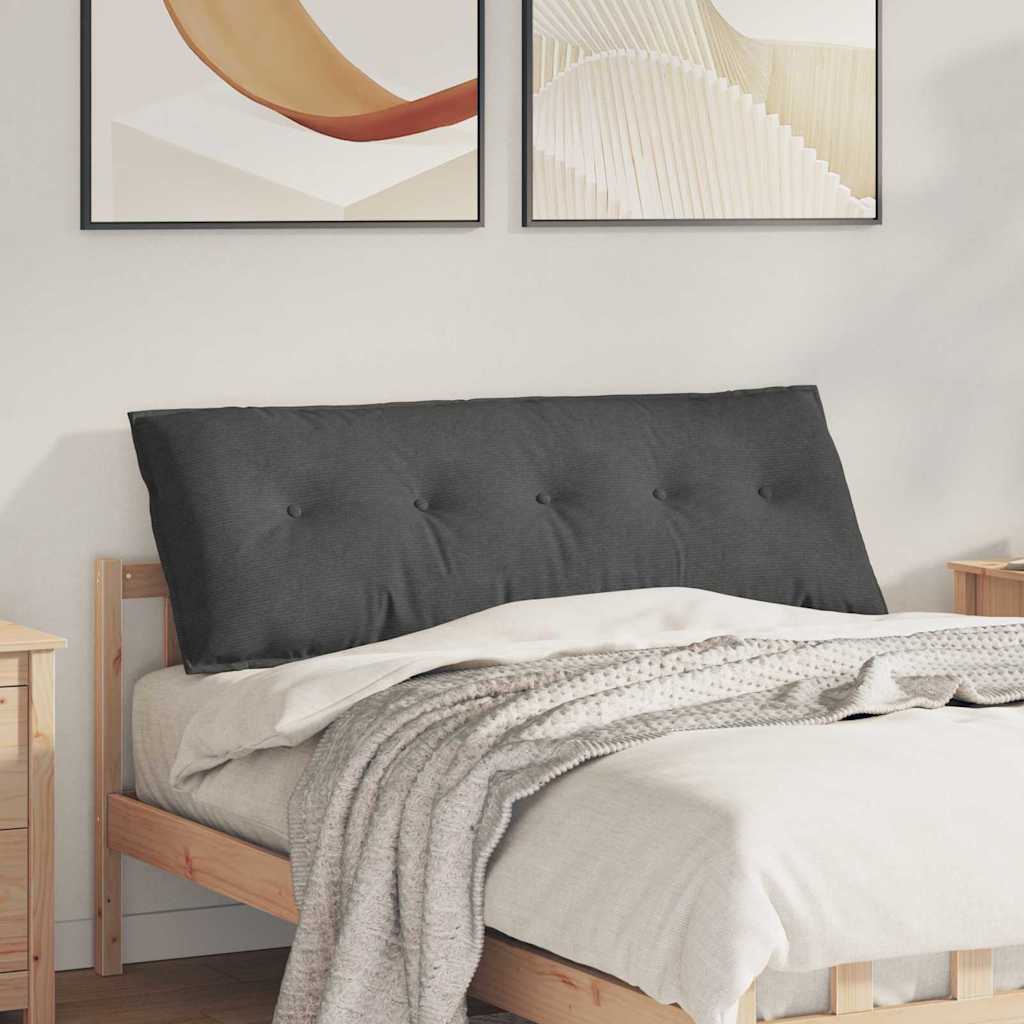 Vidaxx coussin de dossier gris foncé 140 x 50 cm tissu corde