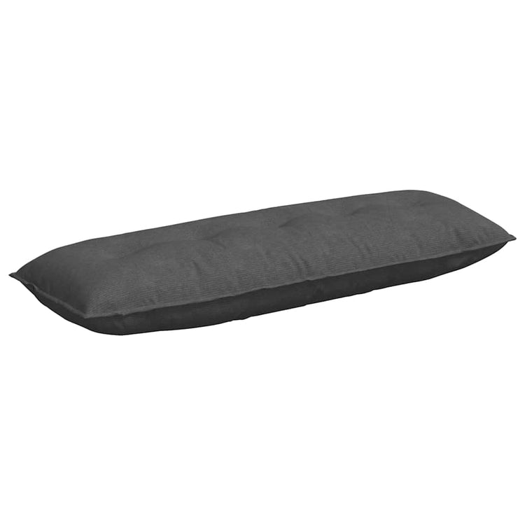 Vidaxx coussin de dossier gris foncé 140 x 50 cm tissu corde