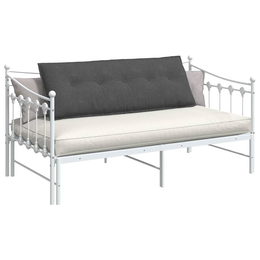 Vidaxx coussin de dossier gris foncé 140 x 50 cm tissu corde