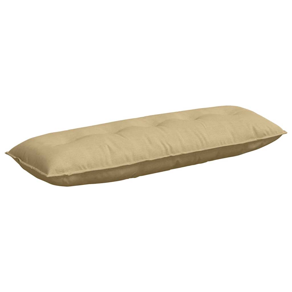 Vidaxx coussin de dossier gris vert 140 x 50 cm tissu corde