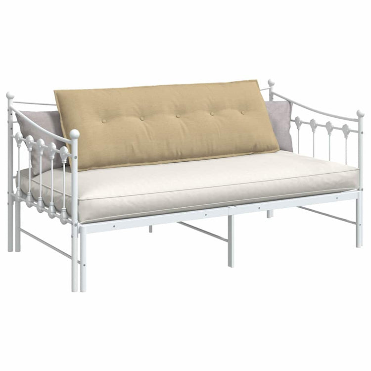 Vidaxx coussin de dossier gris vert 140 x 50 cm tissu corde