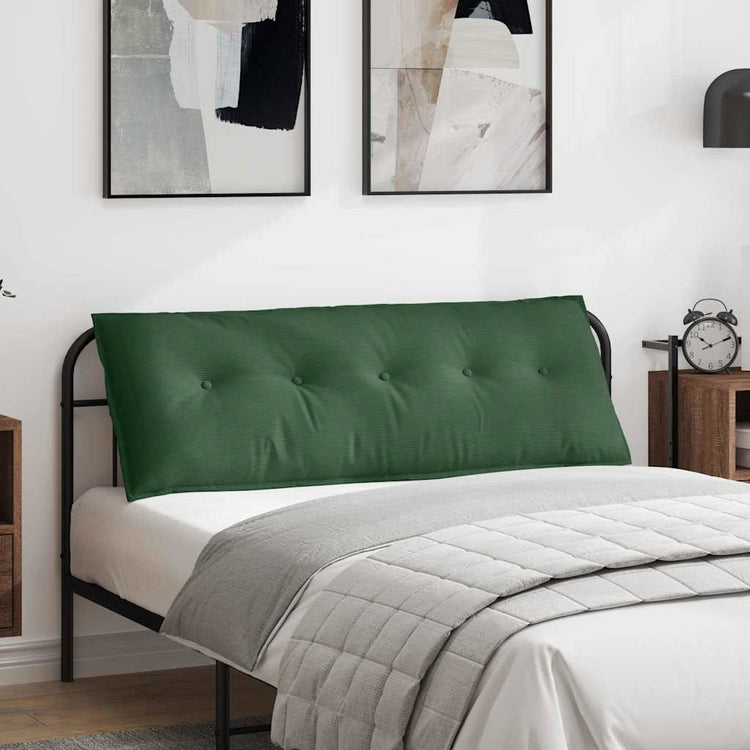 Vidaxx coussin de dossier vert jungle 140 x 50 cm tissu corde