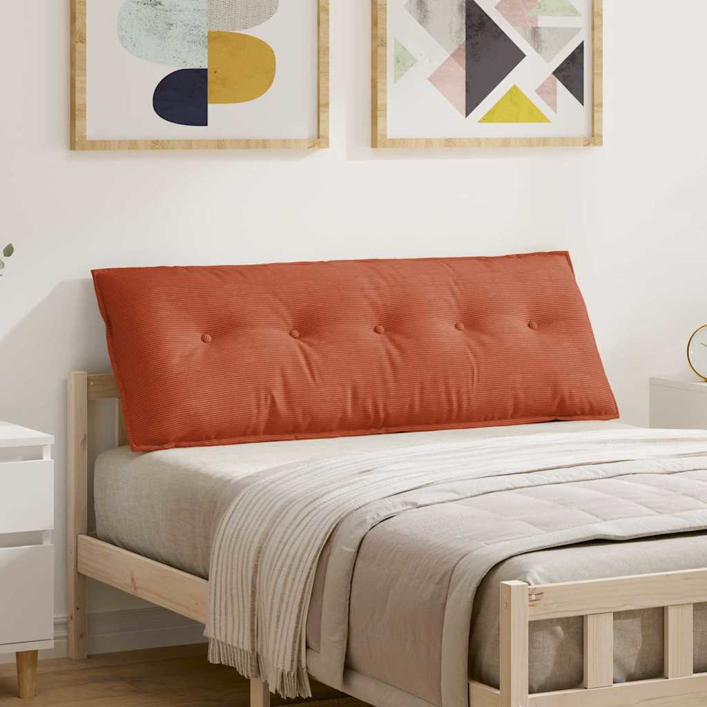 Vidaxx coussin de dossier rouge-orange 140 x 50 cm tissu corde