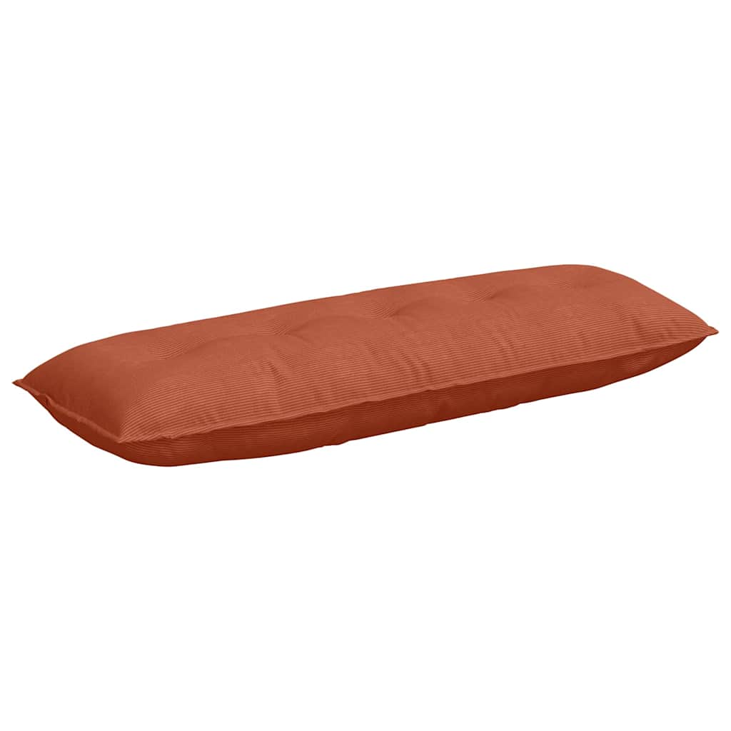Vidaxx coussin de dossier rouge-orange 140 x 50 cm tissu corde