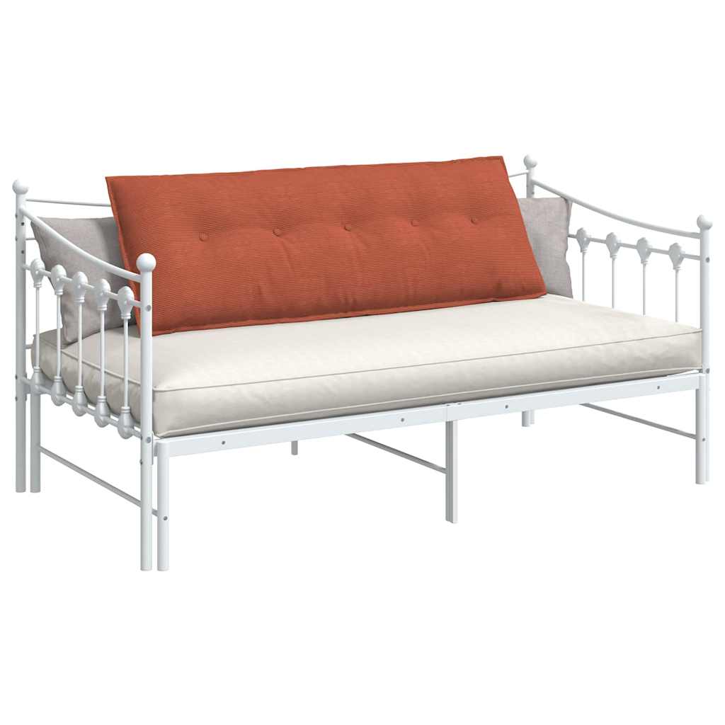 Vidaxx coussin de dossier rouge-orange 140 x 50 cm tissu corde