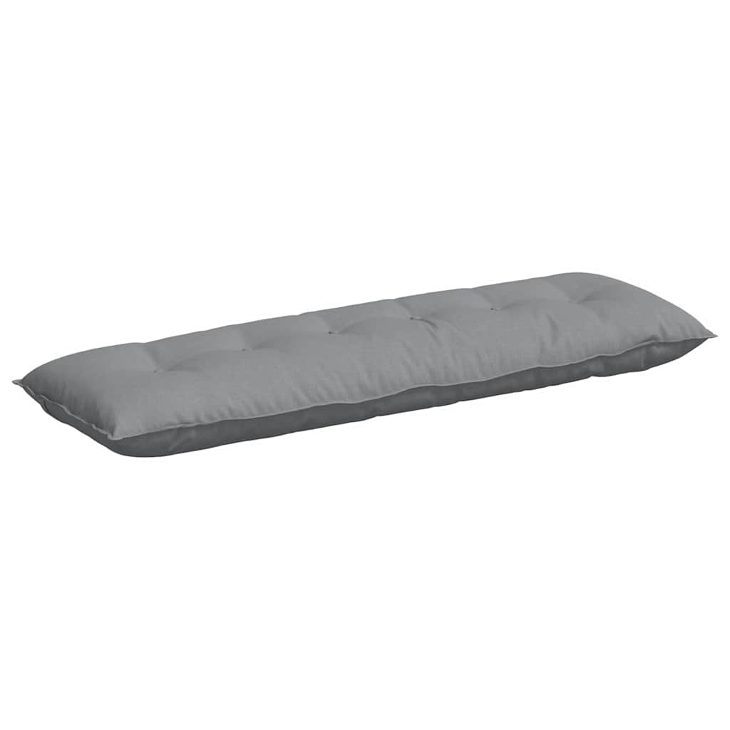 Vidaxx coussin de dossier gris clair 160 x 19 x 50 cm tissu