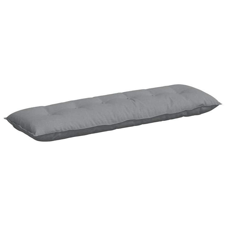 Vidaxx coussin de dossier gris clair 160 x 19 x 50 cm tissu