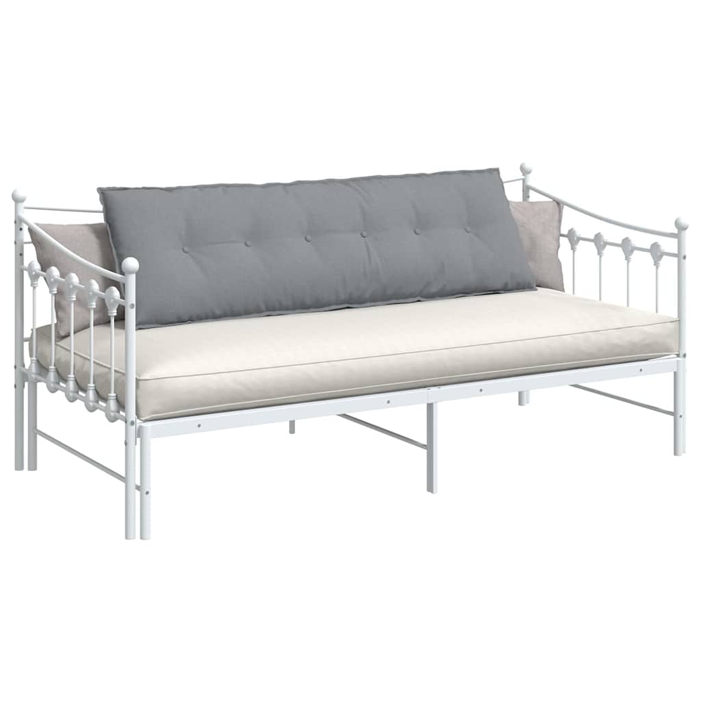 Vidaxx coussin de dossier gris clair 160 x 19 x 50 cm tissu