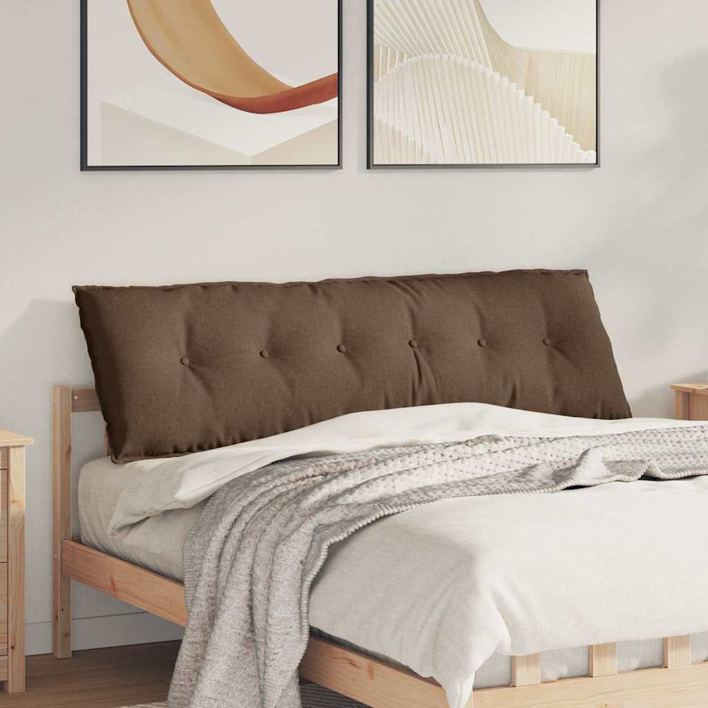 Vidaxx coussin de dossier marron 160 x 19 x 50 cm tissu