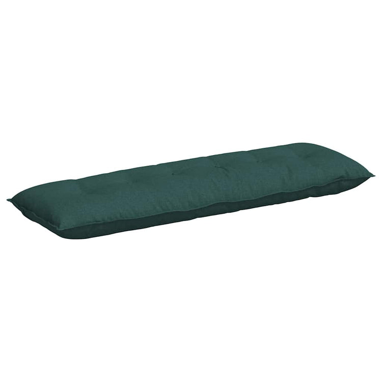 Vidaxx coussin de dossier vert foncé 160 x 19 x 50 cm tissu