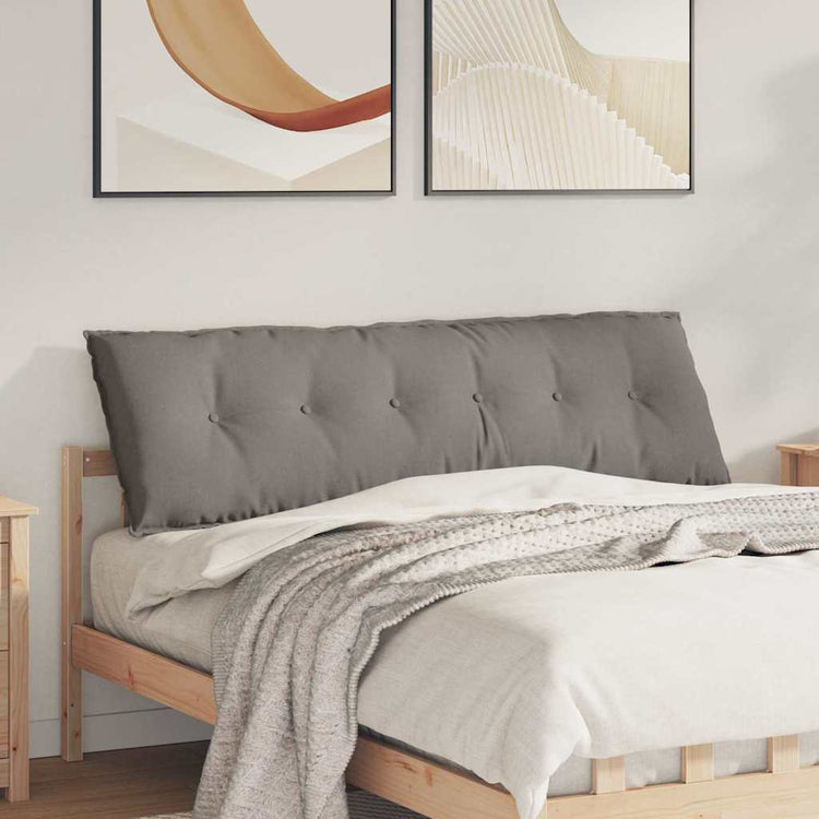 Vidaxx coussin de dossier taupe 160 x 19 x 50 cm tissu