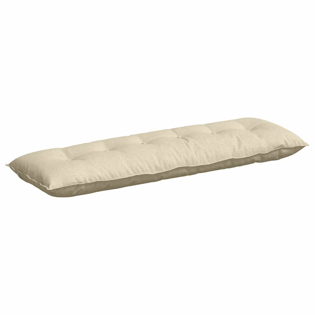 Vidaxx coussin de dossier crème 160 x 19 x 50 cm tissu