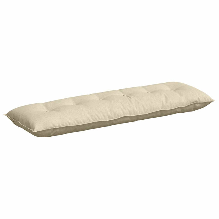 Vidaxx coussin de dossier crème 160 x 19 x 50 cm tissu