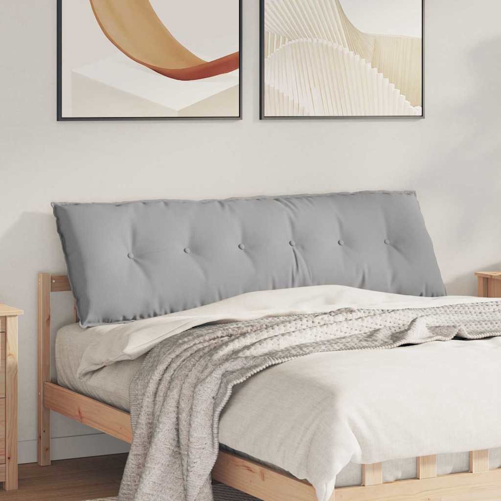 Vidaxx coussin de dossier gris nuage 160 x 19 x 50 cm tissu