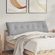 Vidaxx coussin de dossier gris nuage 160 x 19 x 50 cm tissu