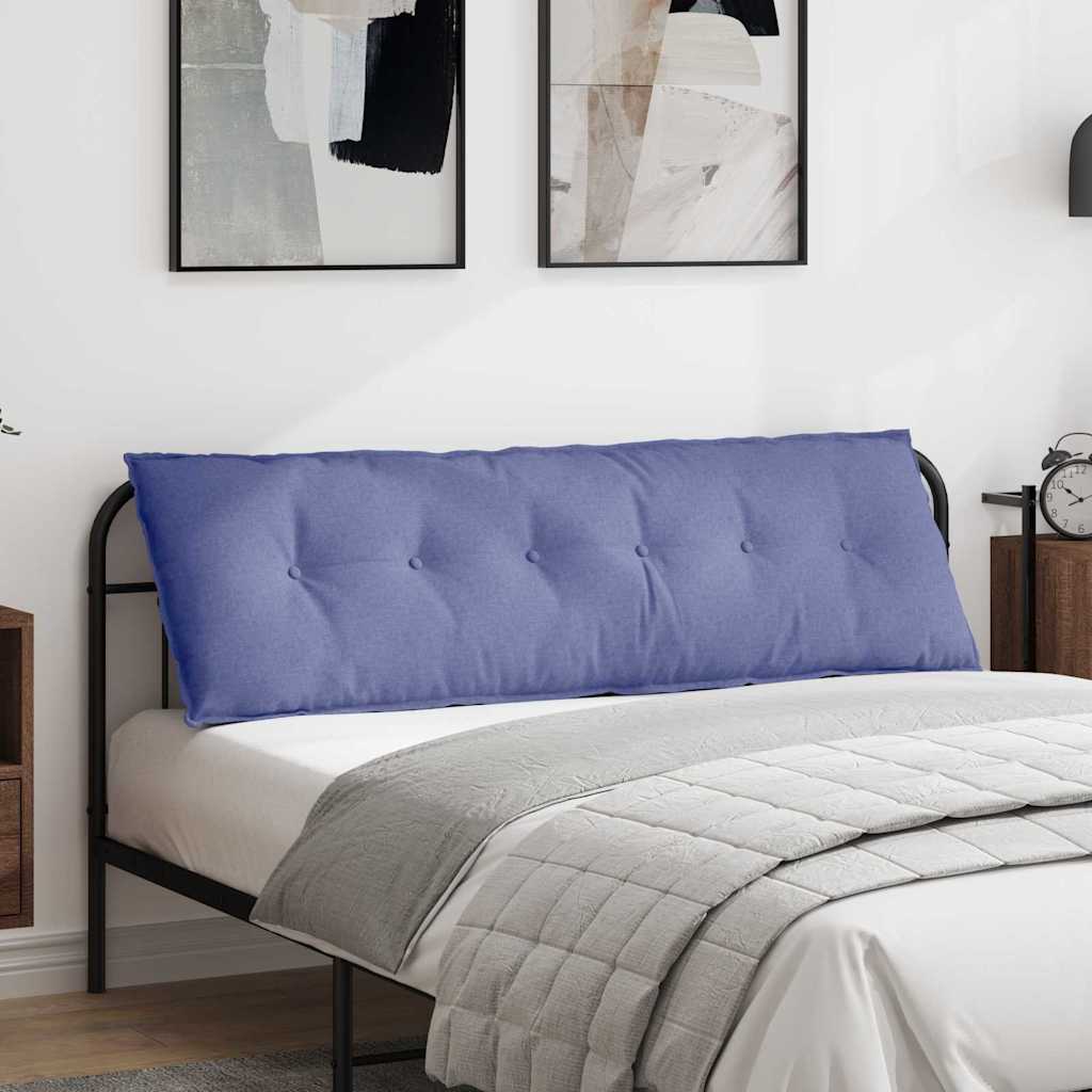 Vidaxx coussin de dossier jeans bleu 160 x 19 x 50 cm tissu