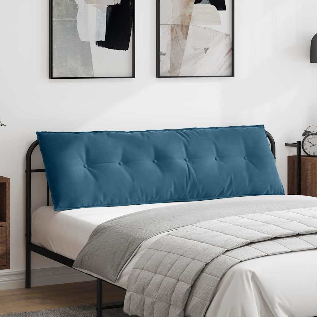 Vidaxx coussin de dossier bleu 160 x 50 cm tissu corde