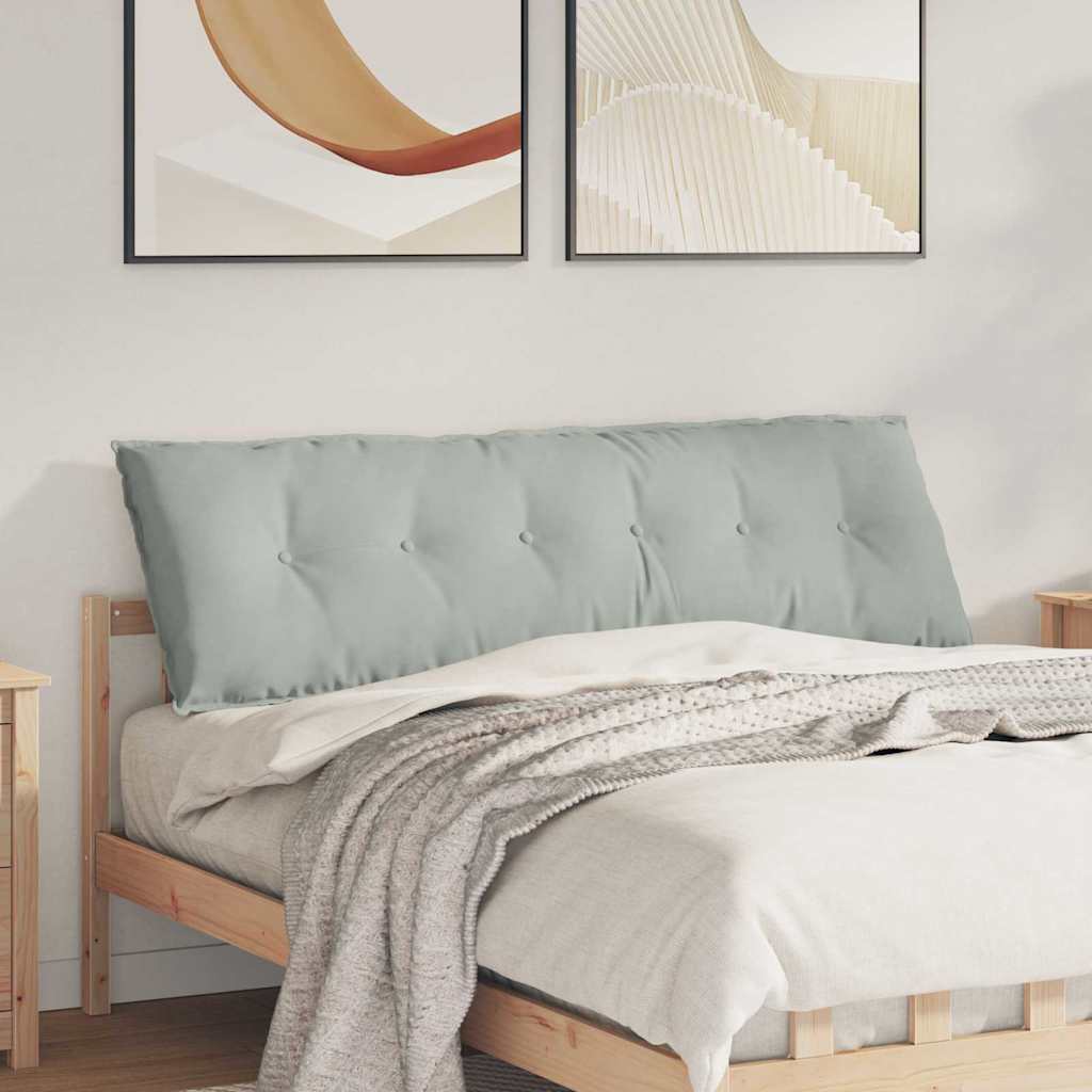 Vidaxx coussin de dossier gris clair 160 x 50 cm tissu corde
