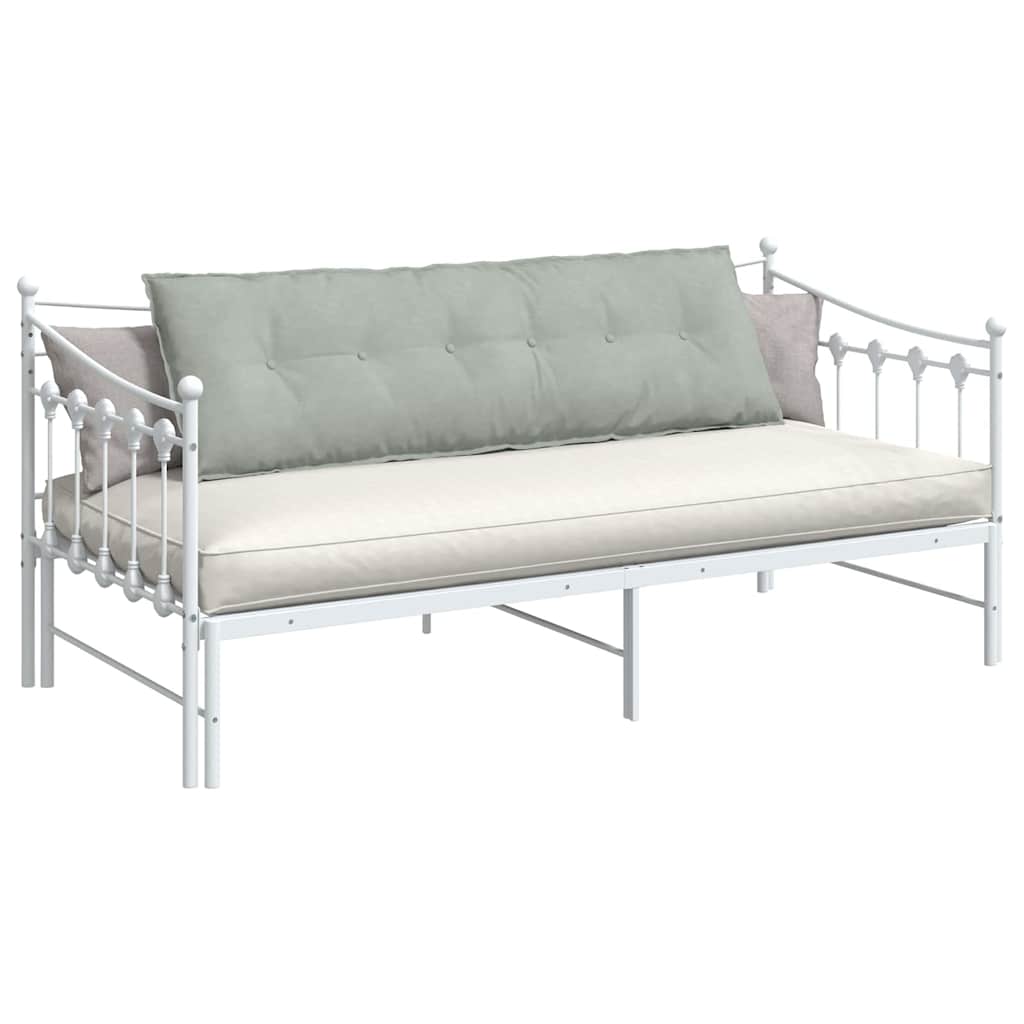 Vidaxx coussin de dossier gris clair 160 x 50 cm tissu corde
