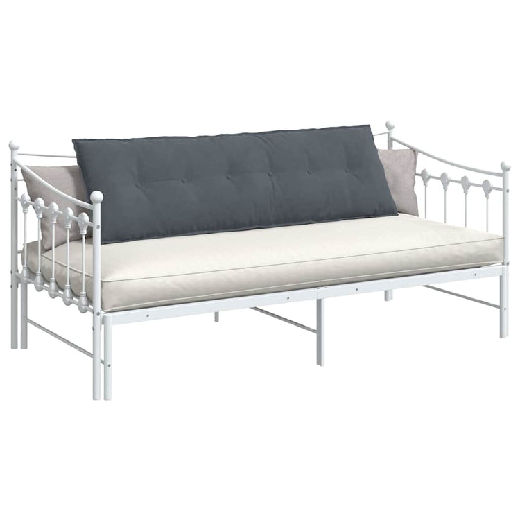 Vidaxx coussin de dossier gris foncé 160 x 50 cm tissu corde