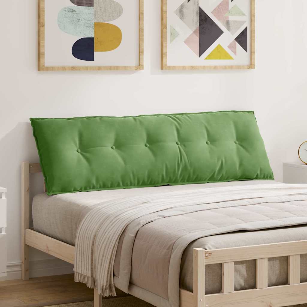 Vidaxx coussin de dossier vert clair 160 x 50 cm tissu corde