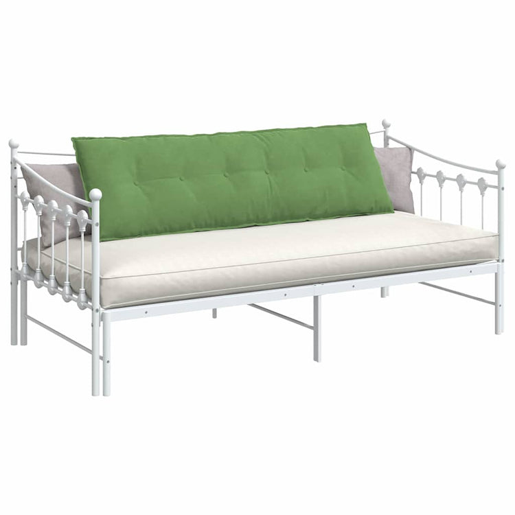 Vidaxx coussin de dossier vert clair 160 x 50 cm tissu corde