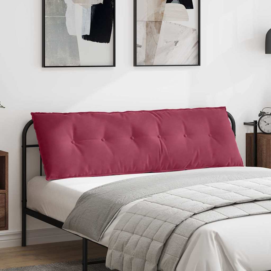Vidaxx coussin de dossier rouge vin 160 x 50 cm tissu corde