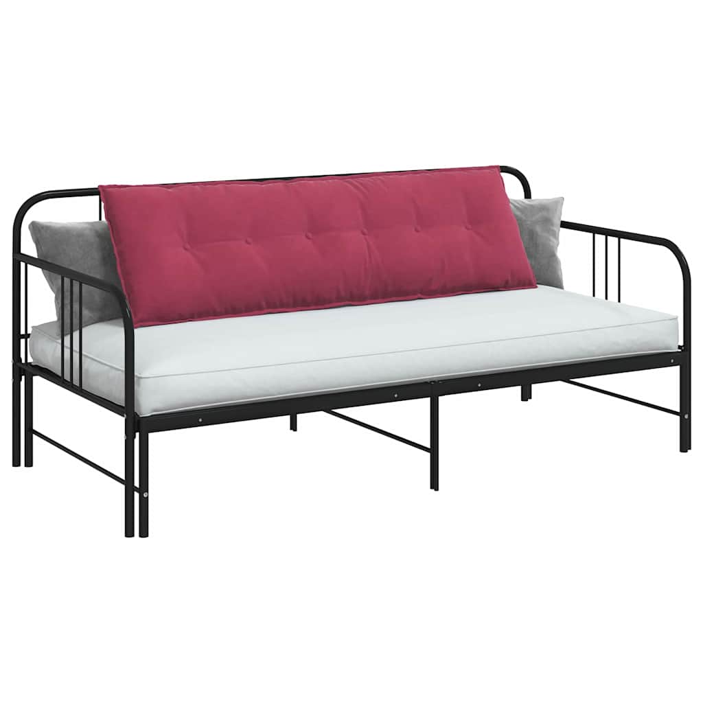 Vidaxx coussin de dossier rouge vin 160 x 50 cm tissu corde