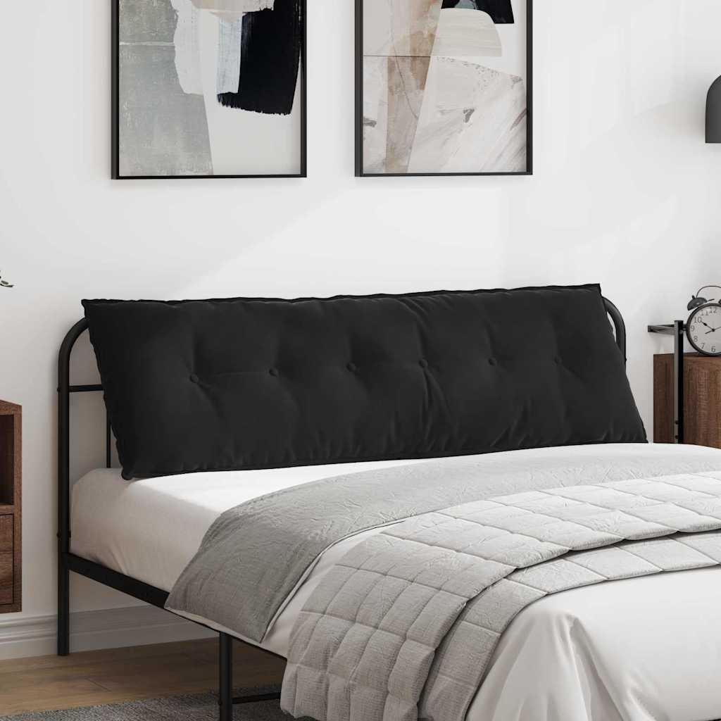 Vidaxx coussin de dossier noir 160 x 50 cm tissu corde