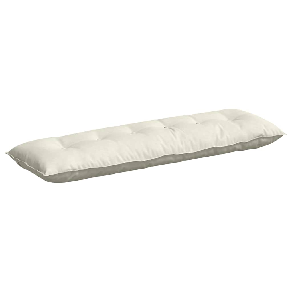 Vidaxx coussin de dossier crème 160 x 50 cm tissu corde