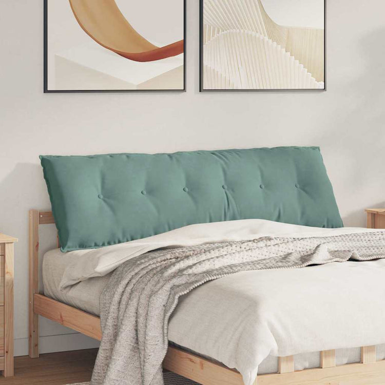 Vidaxx coussin de dossier vert d'eau 160 x 50 cm tissu corde