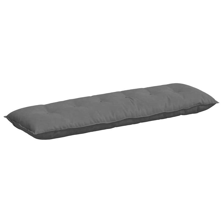Vidaxx coussin de dossier gris foncé 160 x 50 cm tissu microfibre
