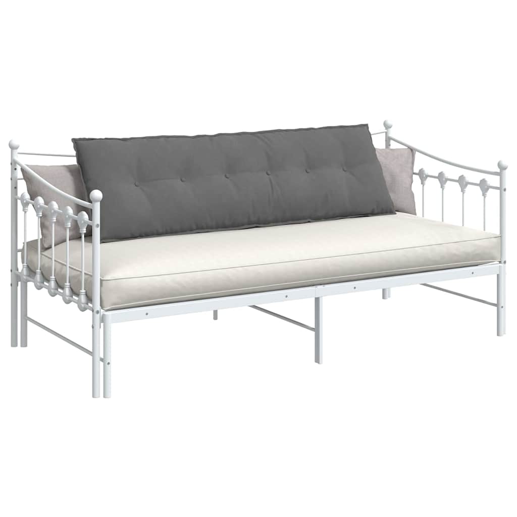 Vidaxx coussin de dossier gris foncé 160 x 50 cm tissu microfibre