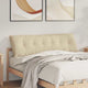 Vidaxx coussin de dossier crème 160 x 50 cm tissu microfibre