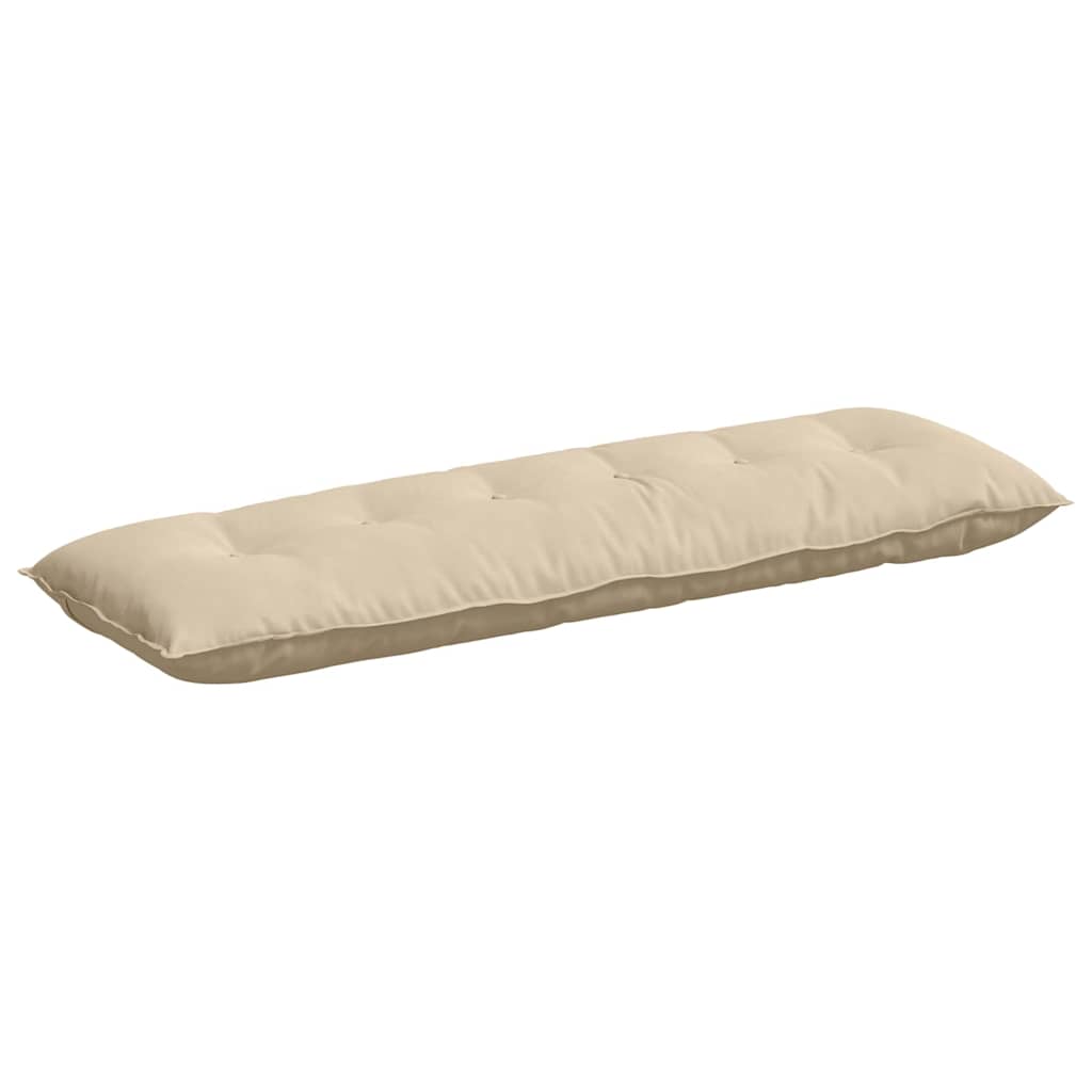 Vidaxx coussin de dossier crème 160 x 50 cm tissu microfibre