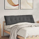 Vidaxx coussin de dossier gris foncé 160 x 50 cm tissu corde