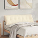 Vidaxx coussin de dossier crème 160 x 50 cm tissu corde
