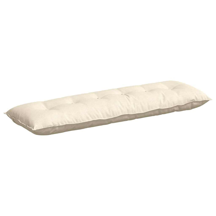 Vidaxx coussin de dossier crème 160 x 50 cm tissu corde